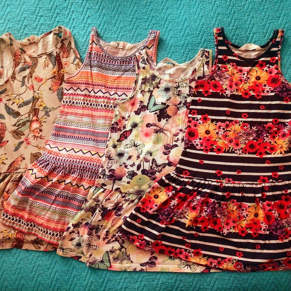 4 girls summer dresses